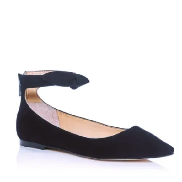 NWT Ivanka Trump Tramory Suede Pointed Toe Flats - Picture 1 of 11